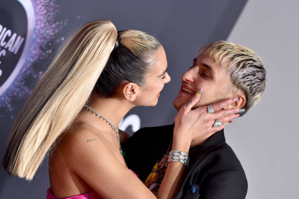 Anwar Hadid and Dua Lipa Attend the 2019 American