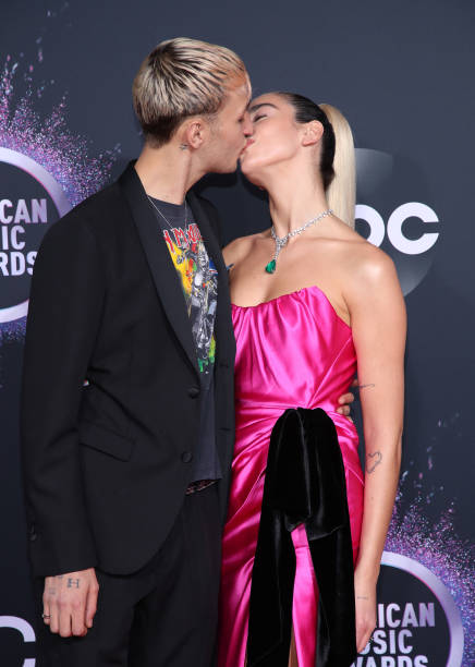 Anwar Hadid and Dua Lipa Attend the 2019 American