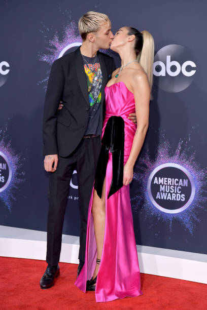 Anwar Hadid and Dua Lipa Attends the 2019 American