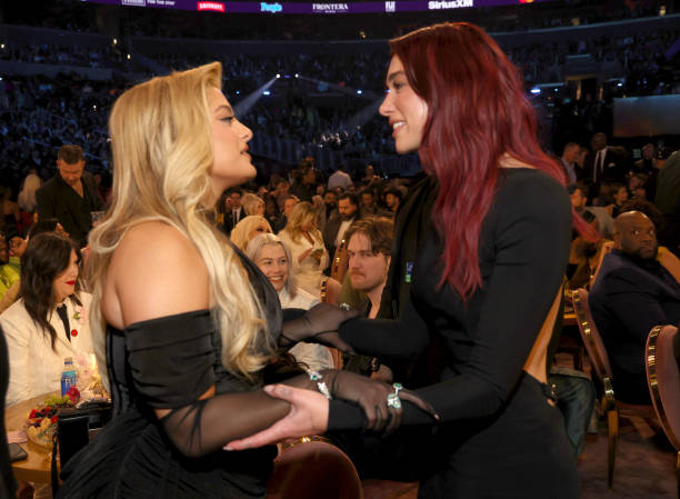 Bebe Rexha and Dua Lipa Attend the Grammy Awa