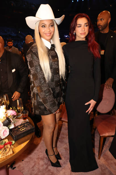 Beyonc and Dua Lipa Attend the Grammy Awards