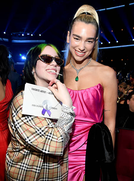 Billie Eilish and Dua Lipa Attend the 2019 America