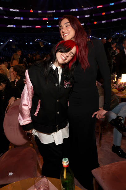 Billie Eilish and Dua Lipa Attend the Grammy