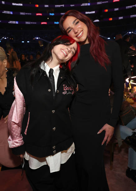 Billie Eilish and Dua Lipa Attend the Grammy