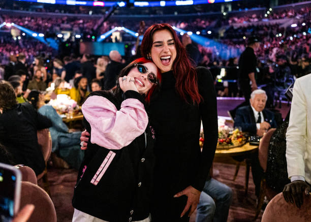 Billie Eilish and Dua Lipa Attend the Grammy