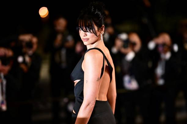 British Singer and Model Dua Lipa Arrives