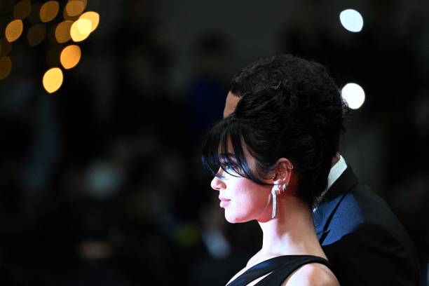 British Singer and Model Dua Lipa Arrives