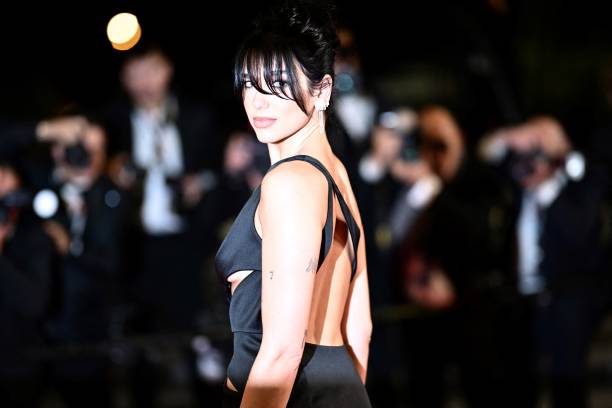 British Singer and Model Dua Lipa Arrives