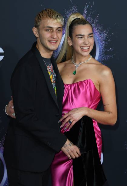 British Singer Dua Lipa and Us Model Anwar Hadid