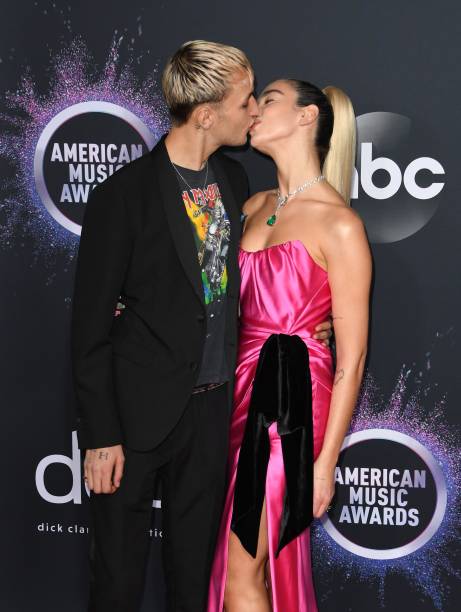 British Singer Dua Lipa and Us Model Anwar Hadid
