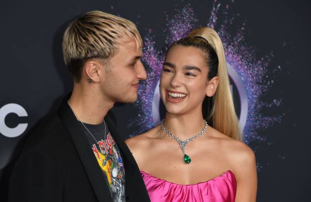 British Singer Dua Lipa and Us Model Anwar Hadid