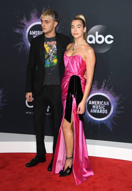 British Singer Dua Lipa and Us Model Anwar Hadid