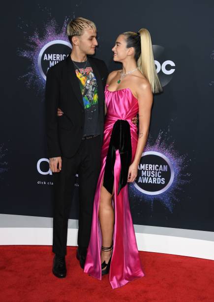 British Singer Dua Lipa and Us Model Anwar Hadid