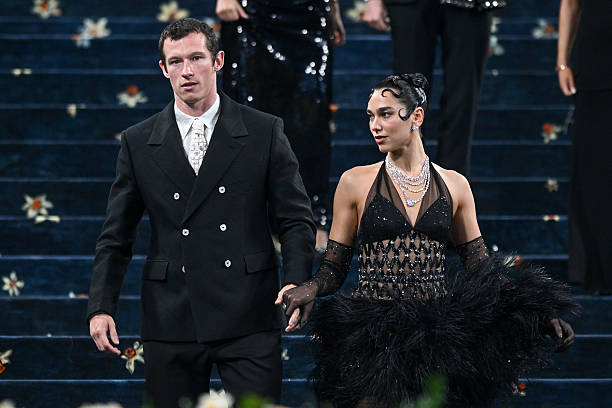 Callum Turner and Dua Lipa Are Seen at the 2025