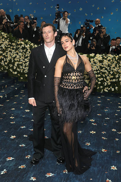 Callum Turner and Dua Lipa Attend 2025 Met Gala