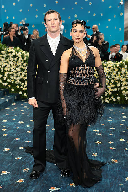 Callum Turner and Dua Lipa Attend the 2025 Met Gal