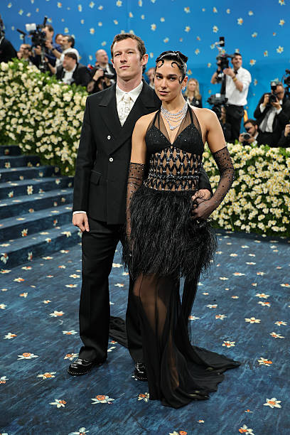 Callum Turner and Dua Lipa Attend the 2025 Met Gal