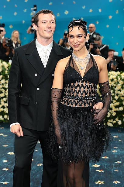 Callum Turner and Dua Lipa Attend the 2025 Met Gal