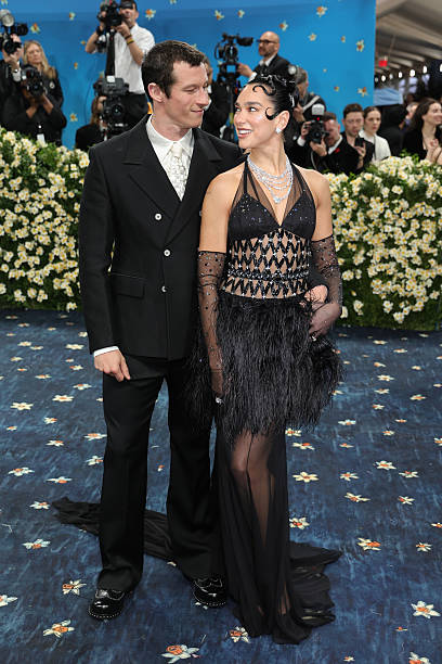 Callum Turner and Dua Lipa Attend the 2025 Met Gal