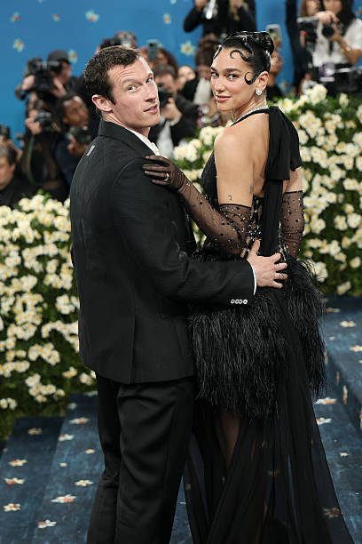 Callum Turner and Dua Lipa Attend the 2025 Met Gal
