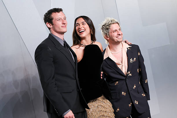Callum Turner Dua Lipa and Andrew Watt at the 2026