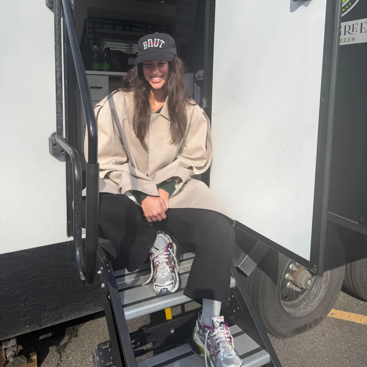 Celebrity Style Dua Lipa in Brut Cap April 2026