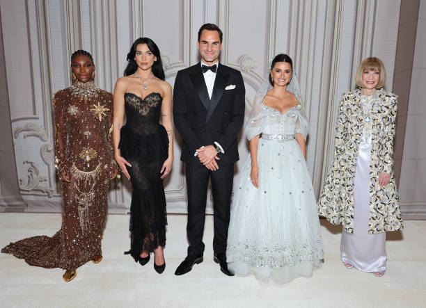 Co Chairs Michaela Coel Dua Lipa Roger Federer Pen