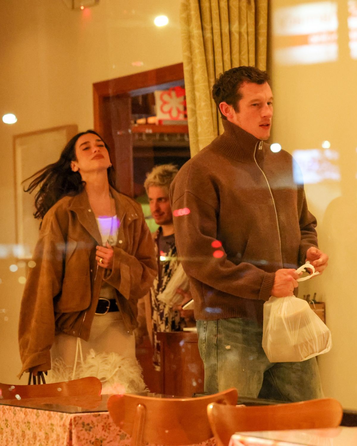 Dua Lipa and Callum Turner and Andrew Wyatt Out (1200×1500)
