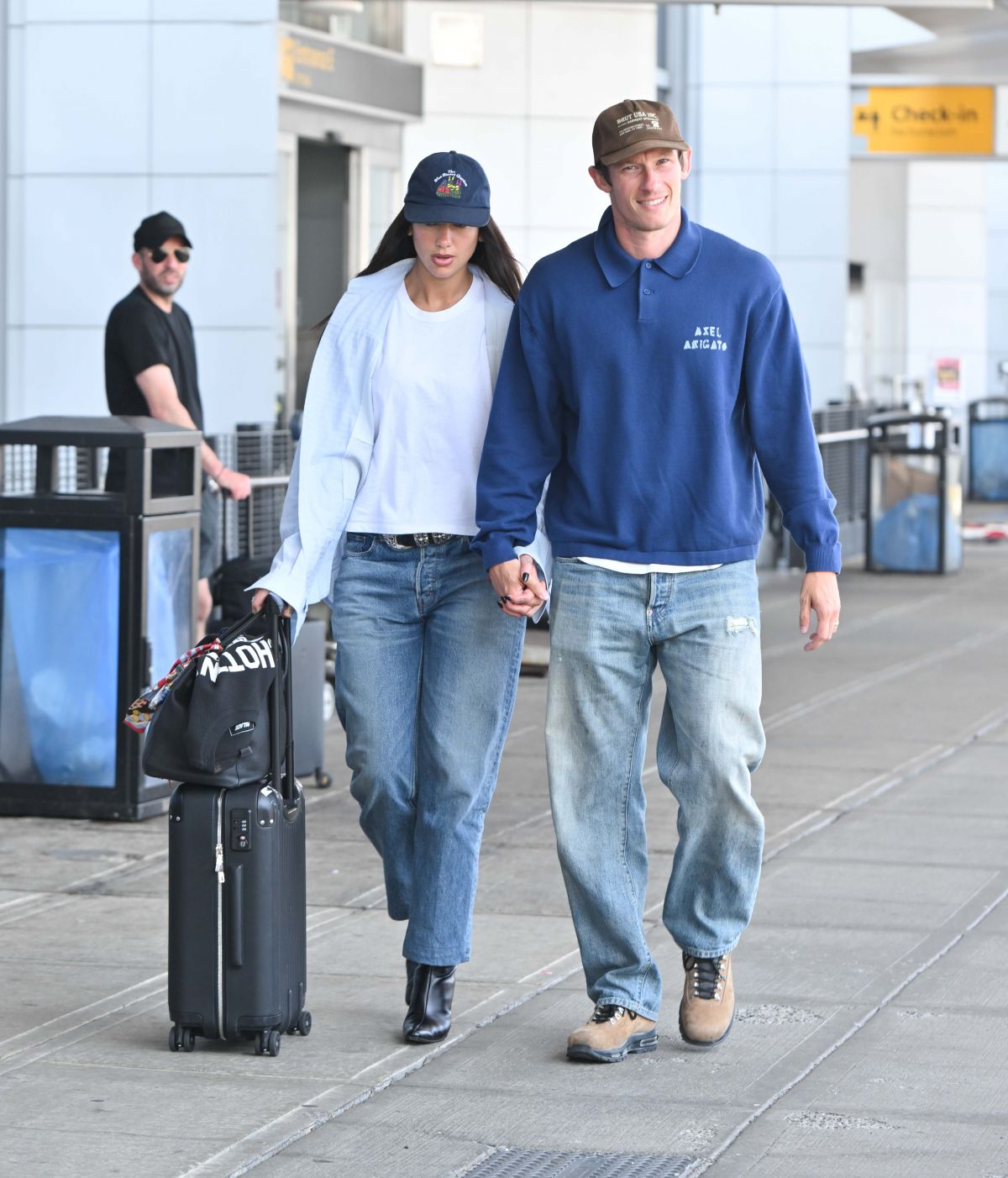 Dua Lipa and Callum Turner Arrives in New York Cit
