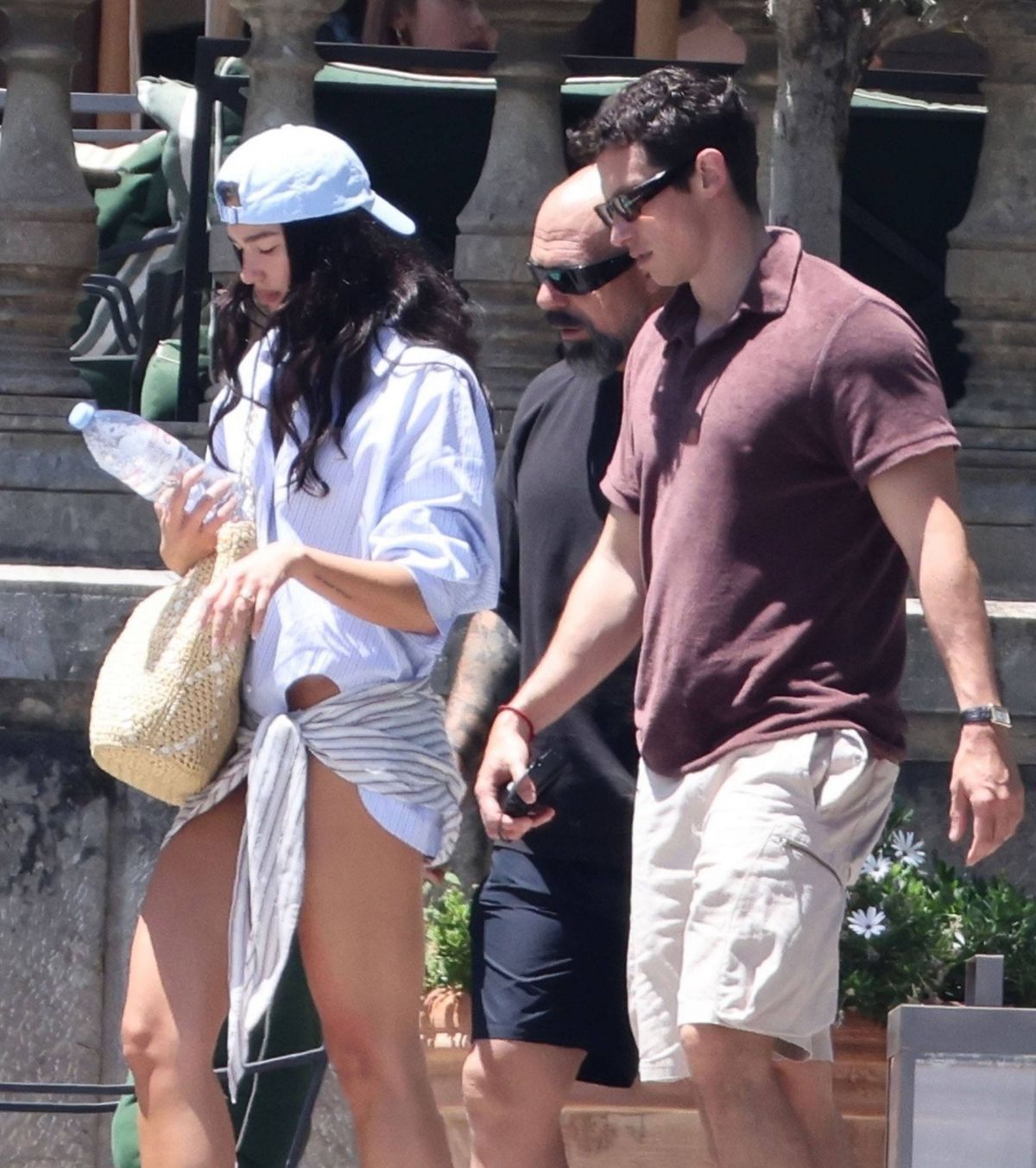 Dua Lipa and Callum Turner at Their Hotel Pool (1200×1353)
