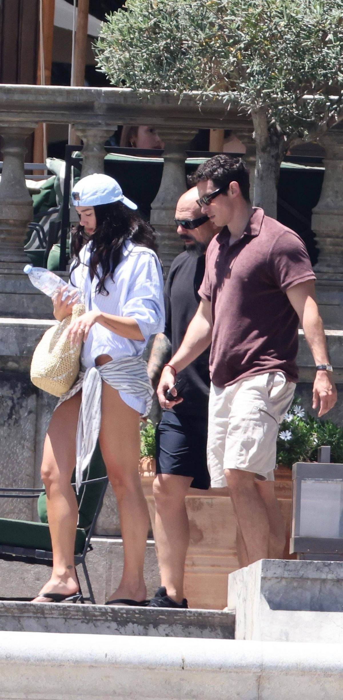 Dua Lipa and Callum Turner at Their Hotel Pool