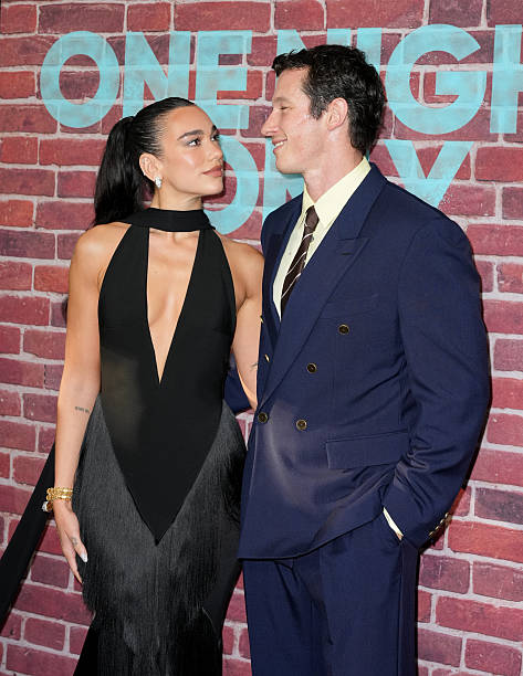 Dua Lipa and Callum Turner at Universal Pictures (473×612)
