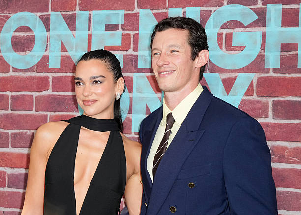 Dua Lipa and Callum Turner at Universal Pictures (612×437)