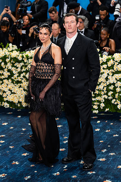 Dua Lipa and Callum Turner Attend the 2025 Met Gal