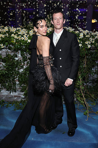 Dua Lipa and Callum Turner Attend the 2025 Met Gal