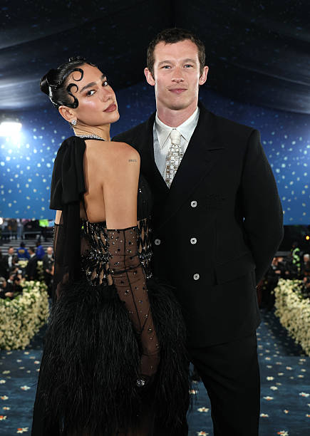 Dua Lipa and Callum Turner Attend the 2025 Met Gal