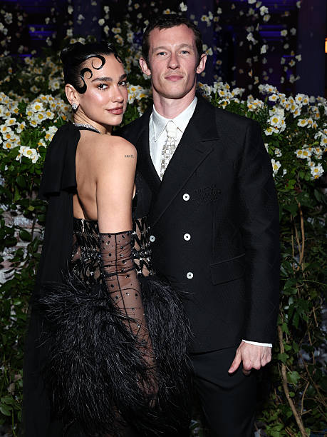 Dua Lipa and Callum Turner Attend the 2025 Met Gal