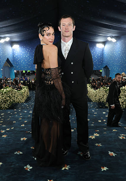 Dua Lipa and Callum Turner Attend the 2025 Met Gal