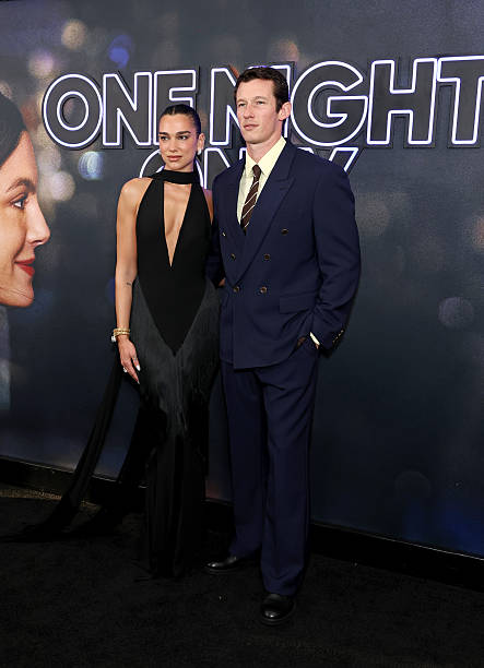 Dua Lipa and Callum Turner Attend the One Night (443×612)