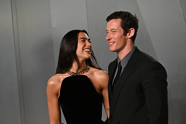 Dua Lipa and Callum Turner Attend the Vanity Fair