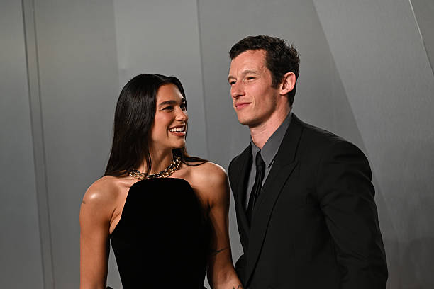Dua Lipa and Callum Turner Attend the Vanity Fair
