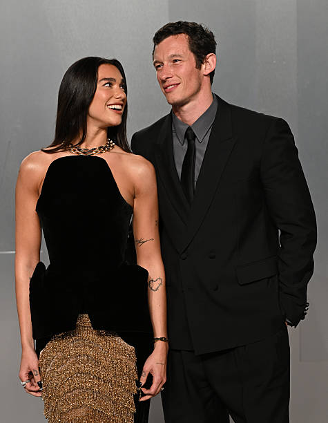 Dua Lipa and Callum Turner Attend the Vanity Fair