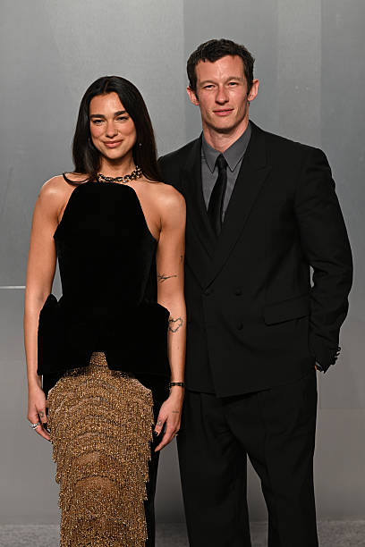 Dua Lipa and Callum Turner Attend the Vanity Fair