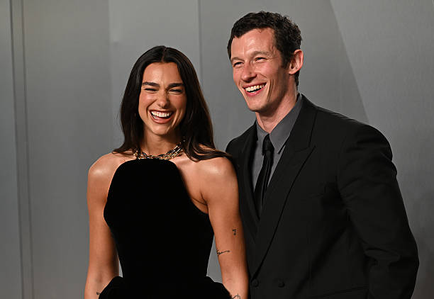 Dua Lipa and Callum Turner Attend the Vanity Fair