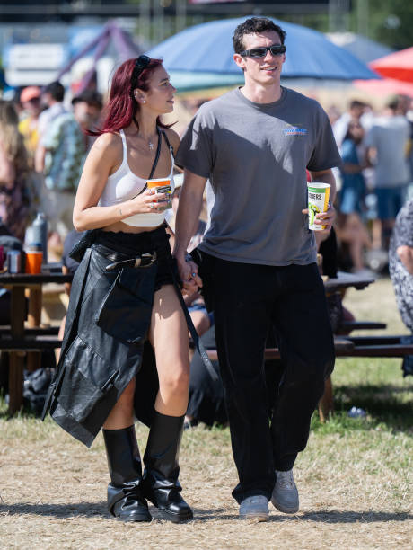 Dua Lipa and Callum Turner During Day Four of Glas