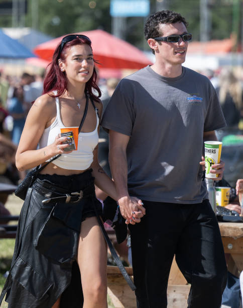 Dua Lipa and Callum Turner During Day Four of Glas