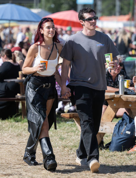 Dua Lipa and Callum Turner During Day Four of Glas