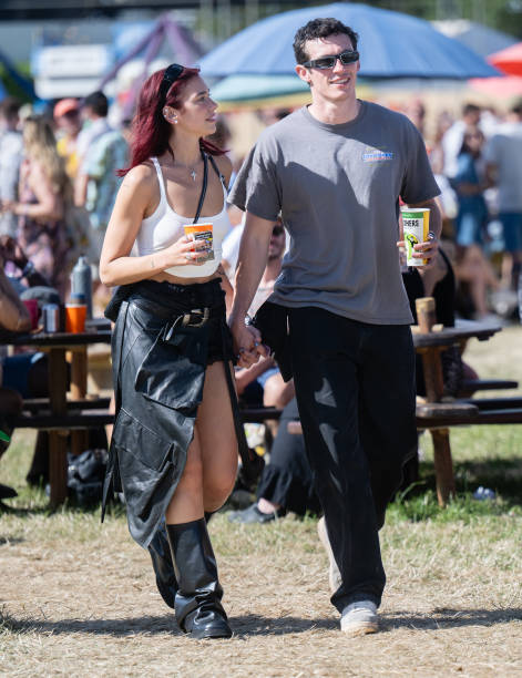Dua Lipa and Callum Turner During Day Four of Glas