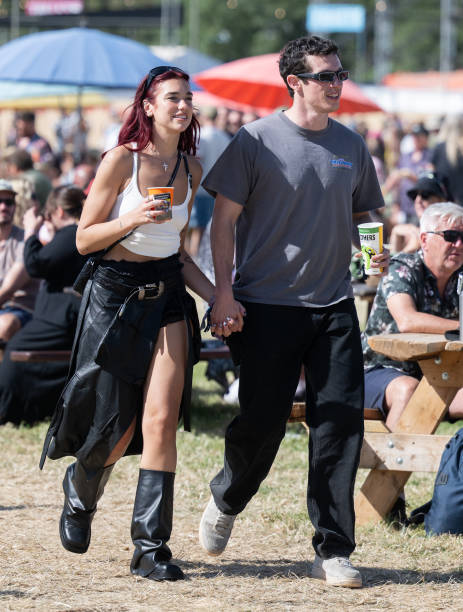 Dua Lipa and Callum Turner During Day Four of Glas