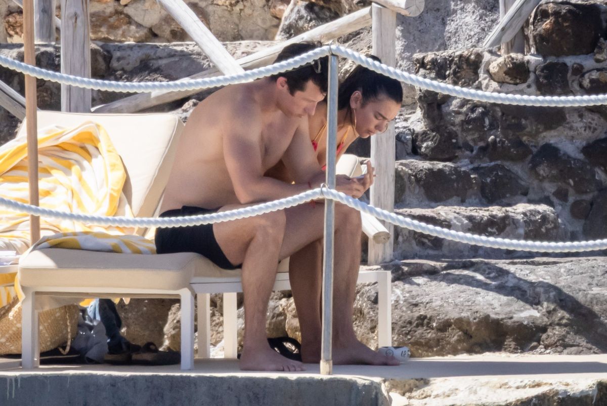 Dua Lipa and Callum Turner Enjoying Another Day
